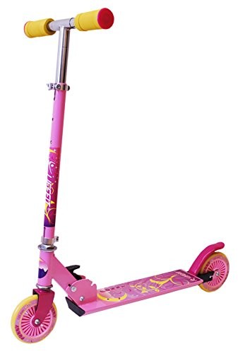 Rulyt Rulyt Unisex-Youth SCO-ALU-125-1 Lifefit składany skuter Montana, kolor-różowy, jeden rozmiar SCO-ALU-125-1