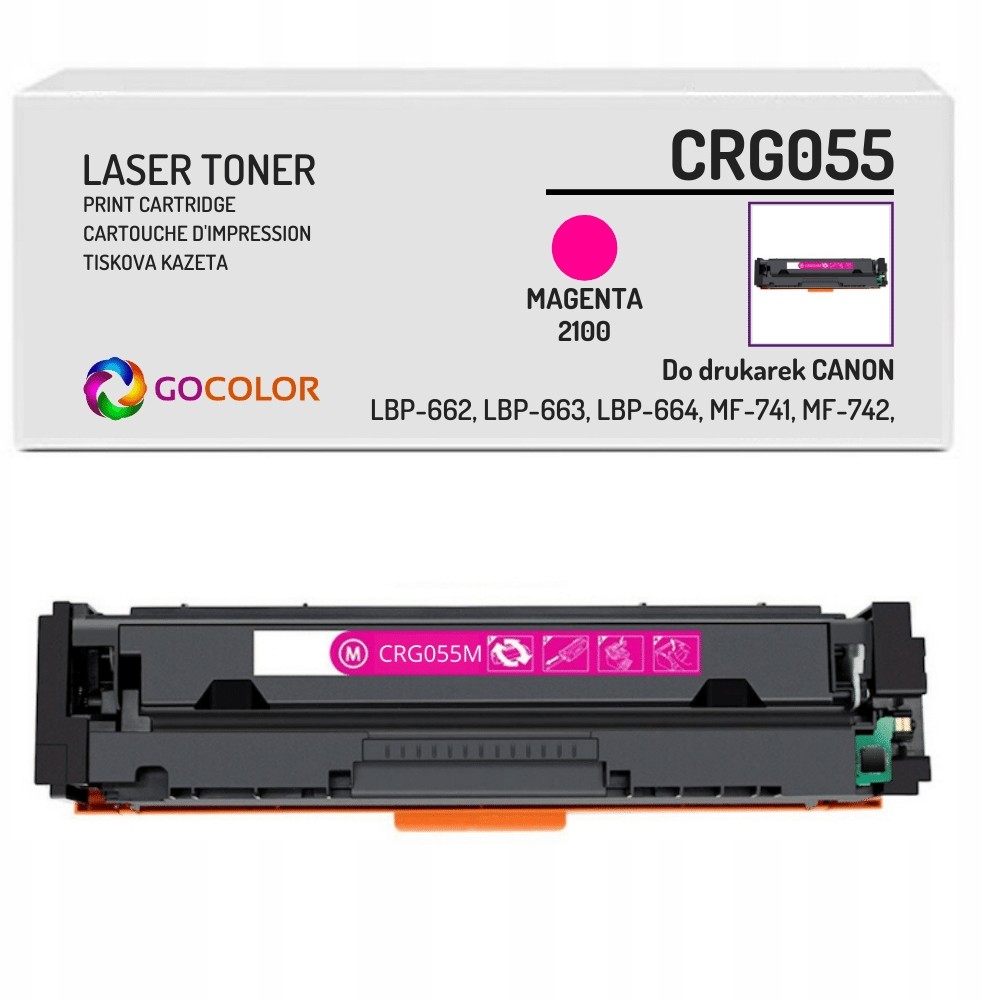 Toner CRG055M zamiennik do Canon iSENSYS MF746Cx