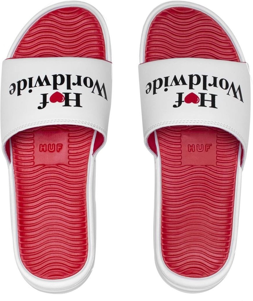 HUF klapki HUF HUF LOVE SLIDE White