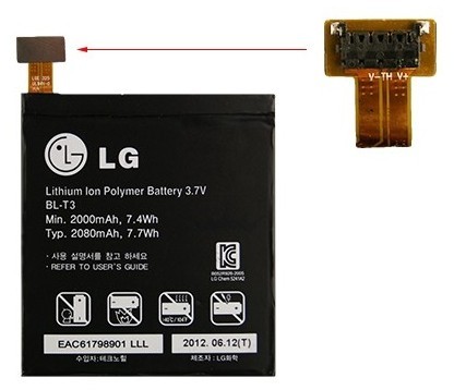 LG P895 Optimus Vu BL-T3 2000mAh 7.4Wh Li-Polymer 3.7V oryginalny)