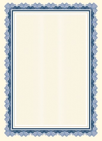 Galeria Papieru Dyplom Falbala Niebieski 170g/m2