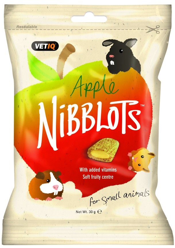 Animals Vetiq by Mark&Chappell Vetiq Przysmaki dla gryzoni Jabłko Nibblots For Small Apple 30g