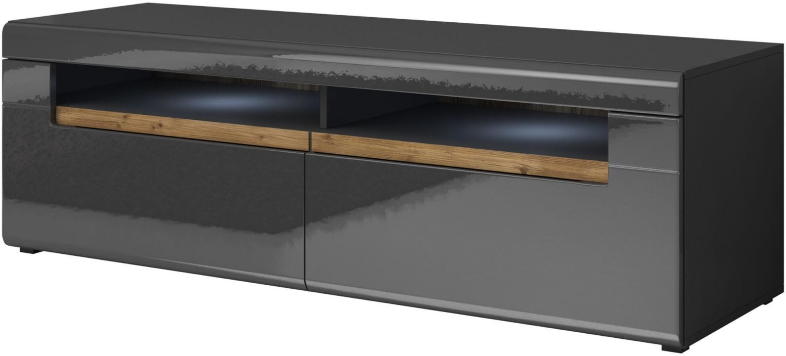 Helvetia HEKTOR 24Z2AJ39 STOLIK RTV SZAFKA ANTRACYT