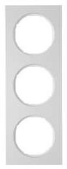 Berker R3 aluminium/biały ramka 3 B_10132274