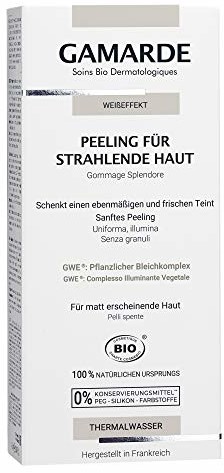 Gamarde GAMARDE ekologiczny kosmetyk: peeling dla promiennej skóry, peeling bez mikroplastiku, delikatny peeling twarzy, wegańska maska peelingująca do twarzy, złuszczająca cera, peeling dla kobiet i mężczyzn