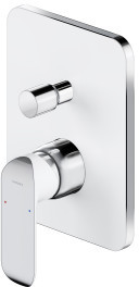 Omnires SC2335XCRB SACRAMENTO bateria prysznicowo-wannowa podtynkowa chrom/biały