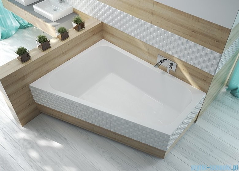 Sanplast Free Line WTL/FREE wanna trapezowata 135x175 lewa