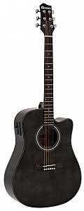 Dimavery STW-90 Gitara akustyczna Dreadnought / Western z Pickup - vintage black 26245082