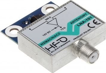 NoName PRZEDWZMACNIACZ ANTENOWY LNA-101 6-69 15 dB LNA-101