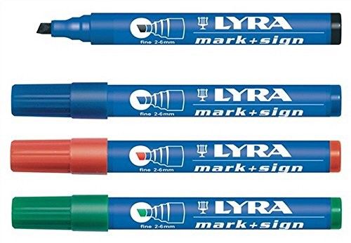 LYRA Lyra Permanent Marker Czerwony linii b.2  6 MM 4010017