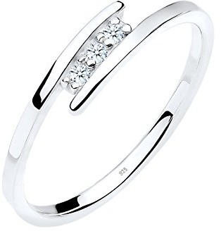 Diamore diamore pierścionek damski srebro wysokiej próby 925 diament Biały 0609722413, srebro szterlingowe 925, biały 0609722413_52