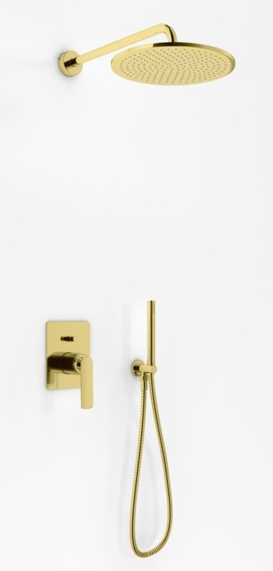 Kohlman Experience Gold zestaw prysznicowy złoty połysk QW210EGDR30 |