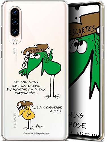 Caseink Etui ochronne do Huawei P30, ultracienkie, motyw: Shadoks CPRNTSKP30PASSOIRE