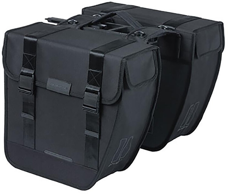 Basil Tour Double Pannier Bag 28l incl. MIK Plate, czarny 2022 Sakwy 18192