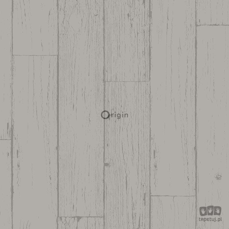 Origin Tapeta na flizelinie w deski panele szare drewno 347539_origin