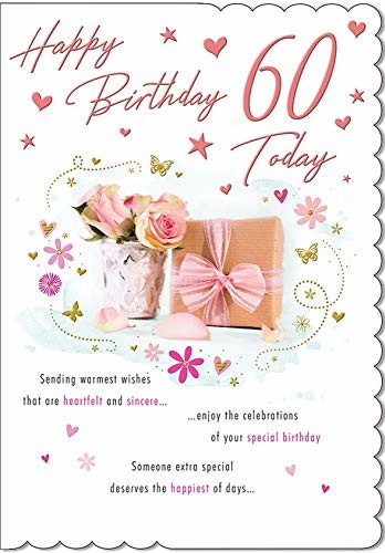 Piccadilly Greetings Tradycyjna kartka urodzinowa z motywem kamienia milowego wiek 152 F - 23 x 15 cm - pozdrowienia z Piccadilly Greetings A20241
