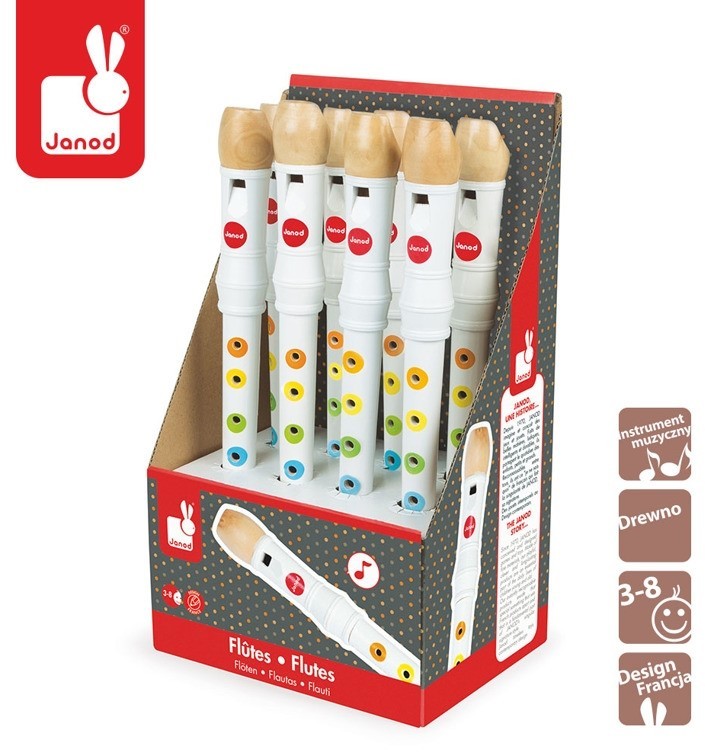 Janod Flet drewniany Confetti - FLET