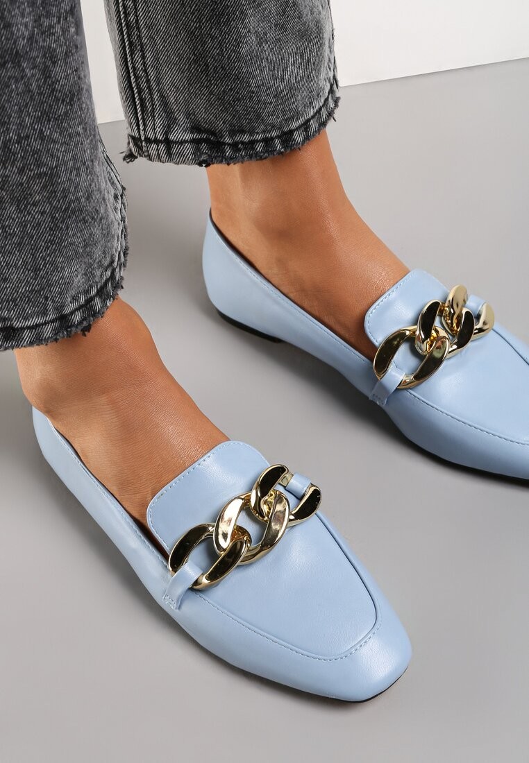 Niebieskie Mokasyny Maerona