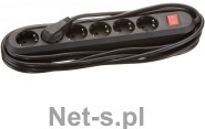 Bachmann SMART 6x Gniazd black 1xprzełącznik (381.152K)