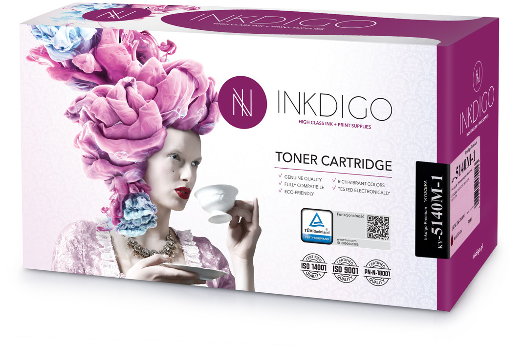 Inkdigo Toner INKDIGO do KYOCERA TK 5140 Magenta KY-5140M-1