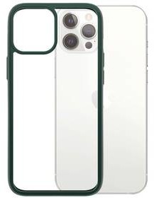 PanzerGlass Obudowa dla telefonów komórkowych ClearCase Antibacterial na Apple iPhone 12 Pro Max 0269) Zielony