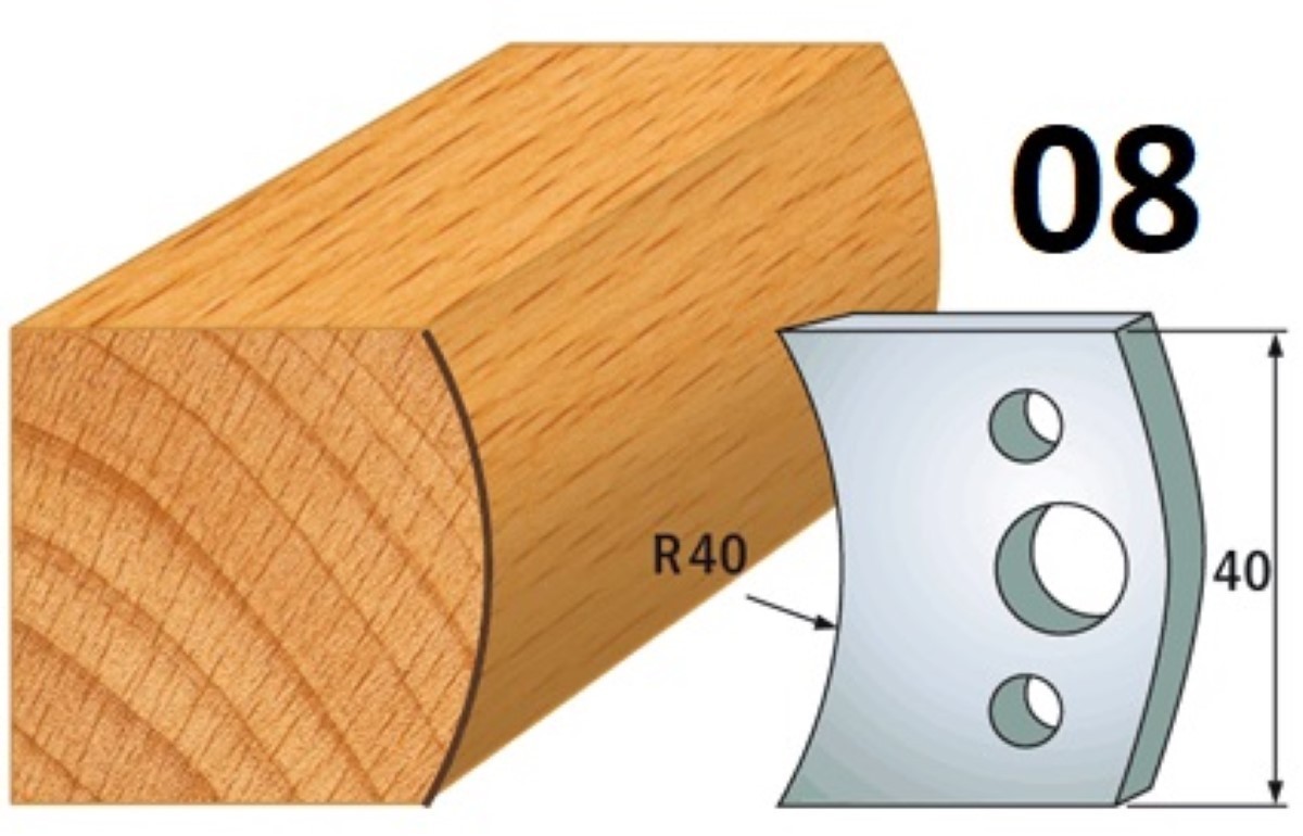 CMT Noże 690.008 HSS 40x4mm 2szt 28433
