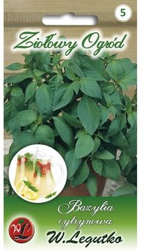 Legutko Bazylia cytrynowa 0,5g Ziołowy ogród