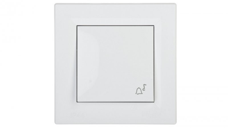 Schneider Electric ASFORA Przycisk dzwonek IP44 biały EPH0800221 EPH0800221