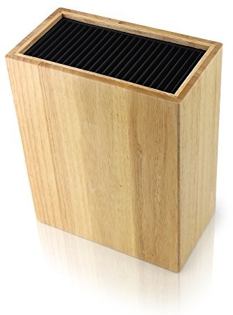Rockingham Forge Uniwersalny stojak  na 20 noży o długości ostrza do 20 cm, kolor połyskujący czarny. KB-5633WB