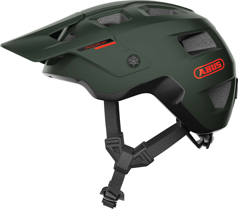 Abus MoDrop Helmet, oliwkowy S | 51-55cm 2022 Kaski MTB 64985