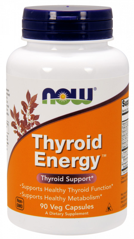 Now Foods Thyroid Energy - Wsparcie Tarczycy (90 kaps.)