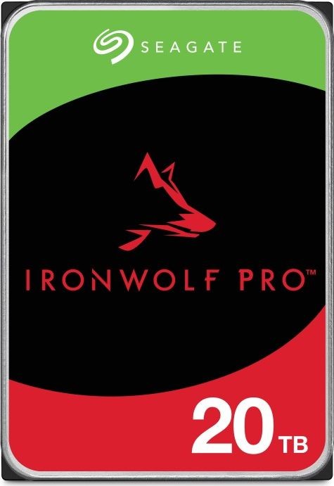 Seagate Dysk serwerowy Ironwolf PRO HDD 20TB 7200rpm 6Gb/s SATA 256MB cache 3.5inch 24x7 for NAS and RAID Rackmount systems ST20000NE000