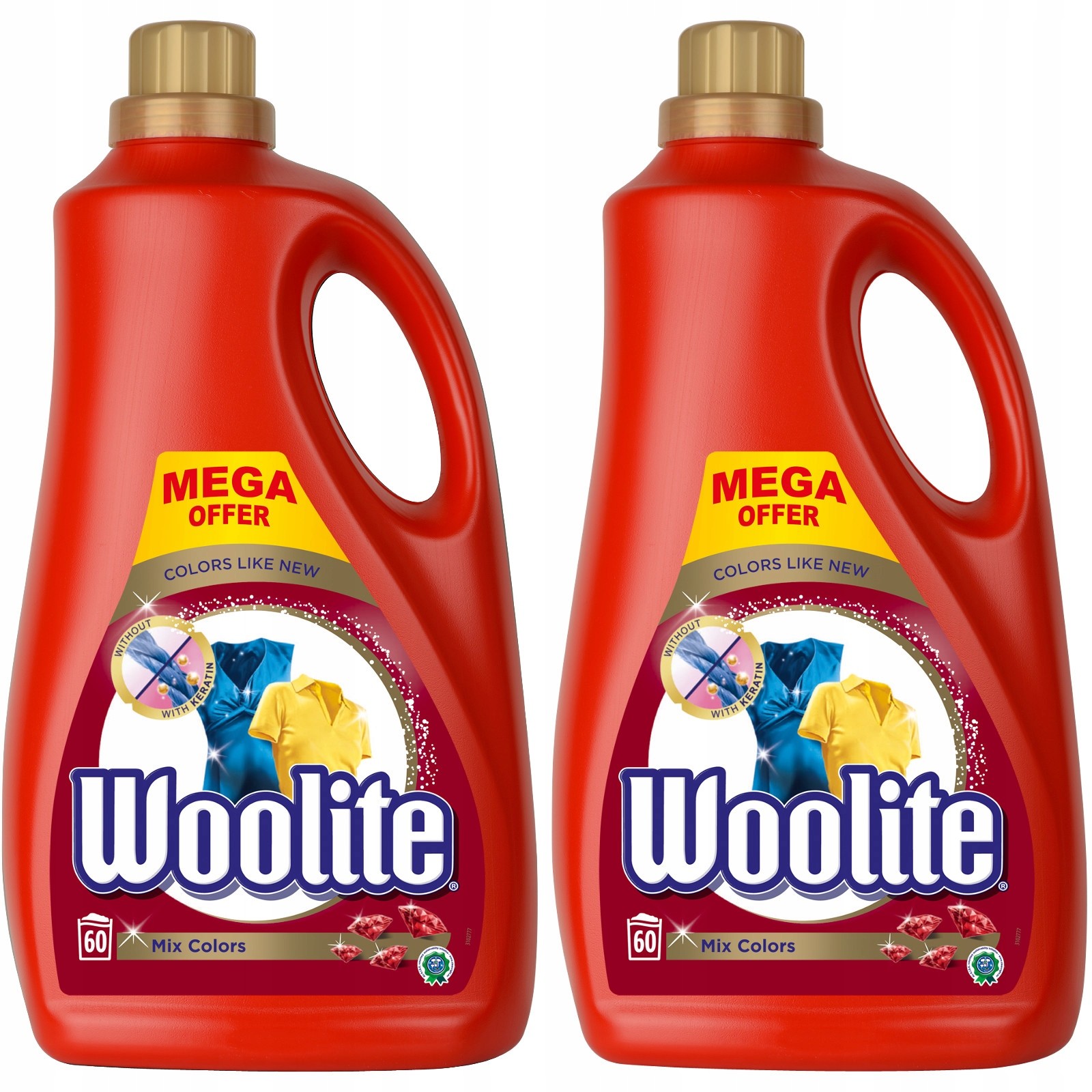 Woolite Colors Dark Płyn do Prania 120pr 2 x 3,6L