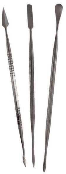 Vallejo Szpatułki Nierdzewne 3 szt. T02002