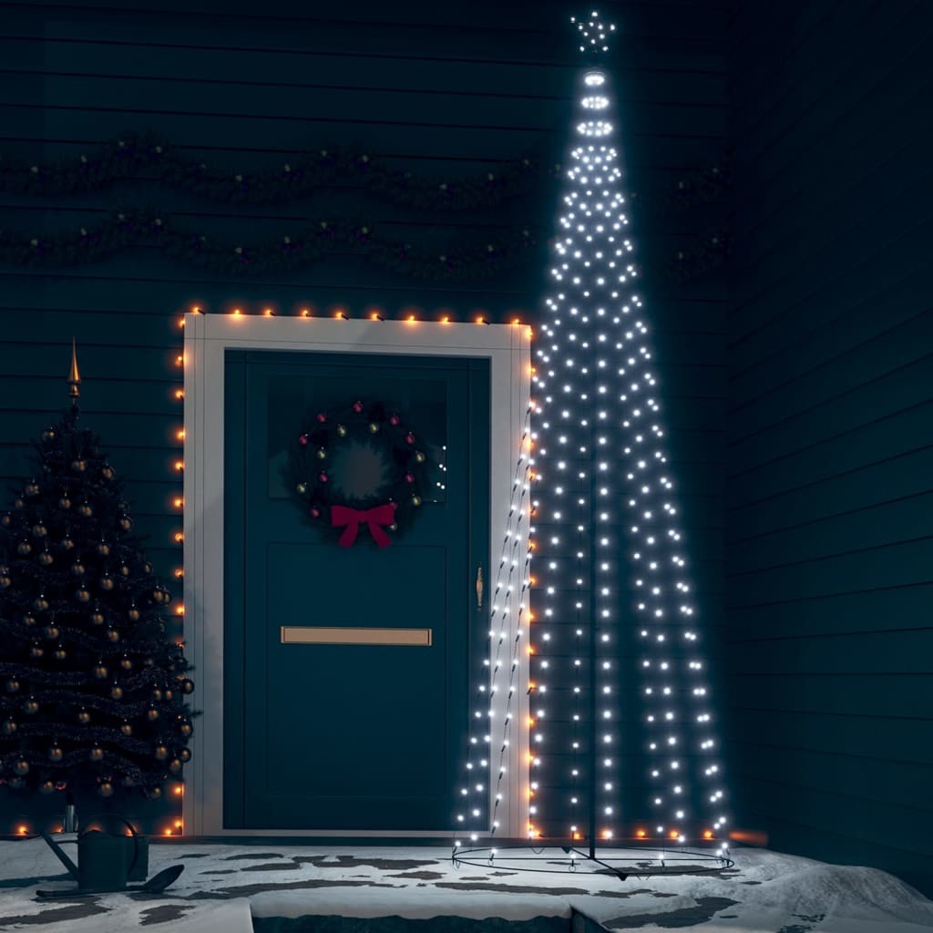 vidaXL Ozdoba świąteczna w kształcie choinki, 330 LED, 100x300 cm vidaXL