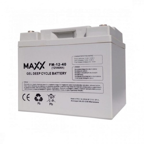 MAXX Akumulator żelowy FM-40-12 40Ah 12V FM-40-12