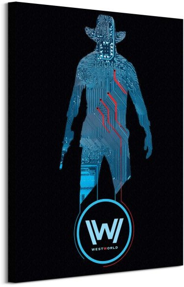 Pyramid Posters Westworld Man in Black - obraz na płótnie WDC100492