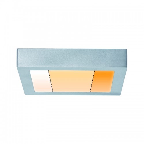 Paulmann WallCeiling Carpo panelLED WarmDim225x225mm 13W Chrom-mt 230V metal 79794