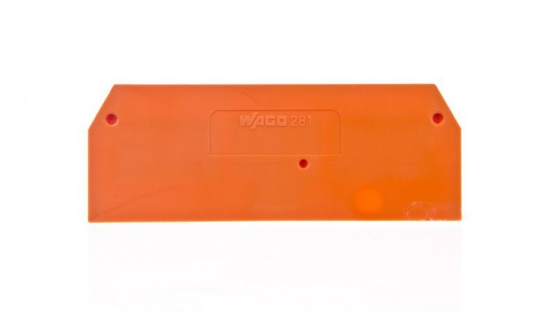 Wago Ścianka końcowa pomarańczowa 281-326 /25szt./ 281-326
