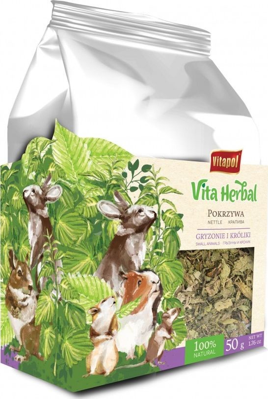 Vitapol Vita Herbal dla gryzoni i królika liść pokrzywy 50 g ZVP-4160