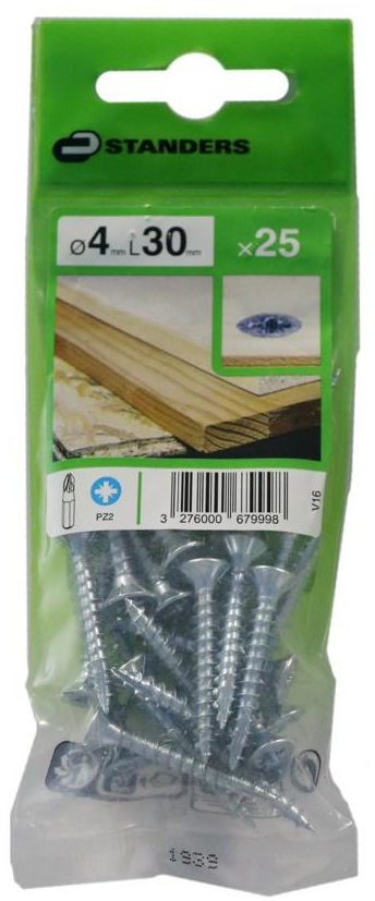 STANDERS Wkręt 4 x 30 mm 25 szt. STANDERS