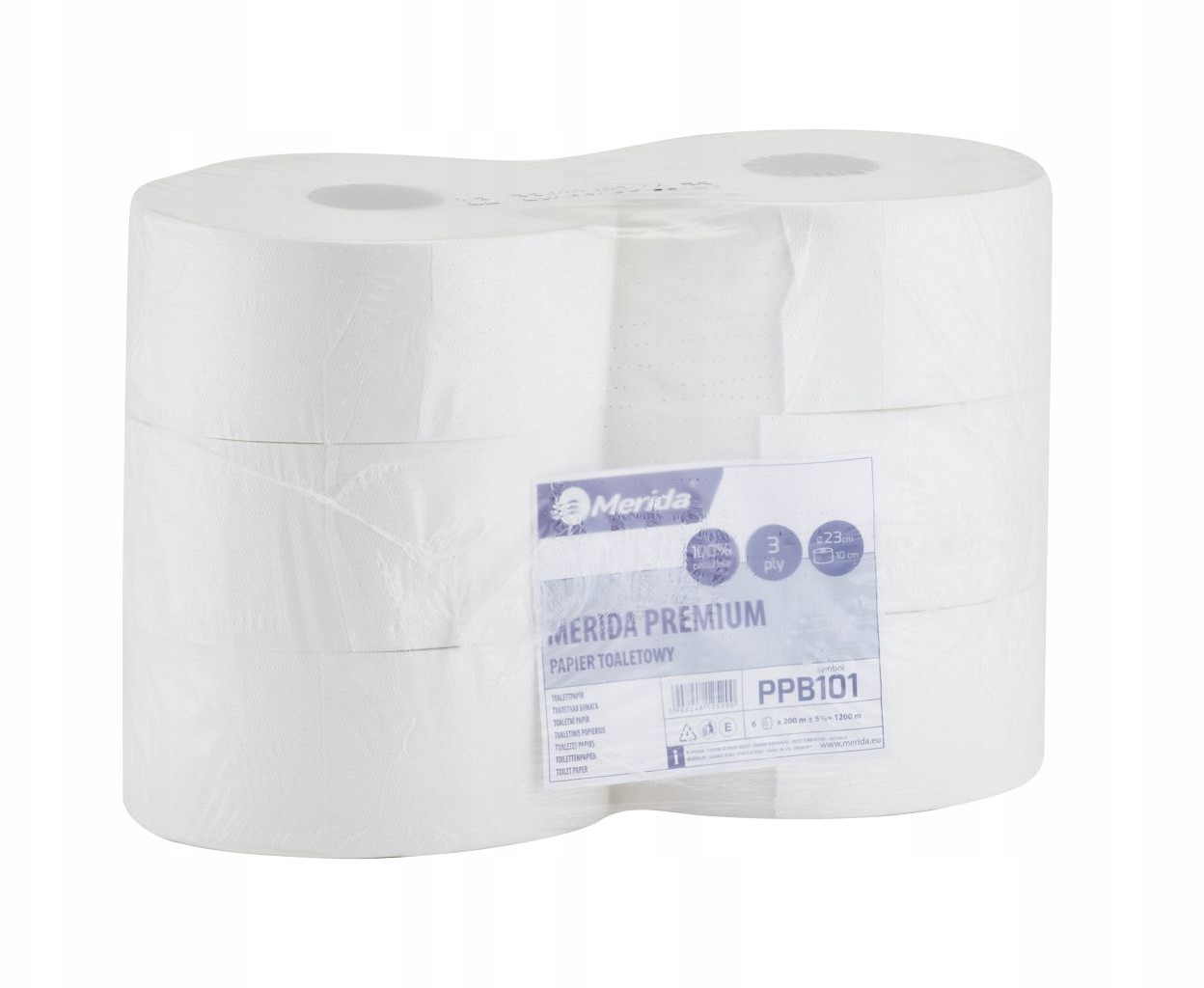 Merida Papier Toaletowy Premium Biały 3 Warstwy