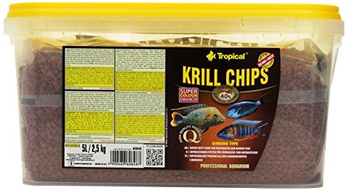 Tropical kryla Chips  końca farbverstaerk podszewka z kryla, 1er Pack (1 X 5 L) S-142