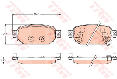 TRW KFZ Ausruestung GmbH) KFZ Ausruestung GmbH) GDB2172 GDB2172