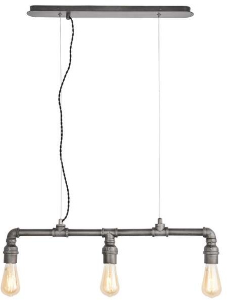Pipe Endon Industrialna LAMPA wisząca 78764 Endon metalowa OPRAWA loftowy zwis czarna 78764