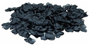 Europalms EUROPALMS Płatki róży, sztuczne, czarne, 500szt 82508952