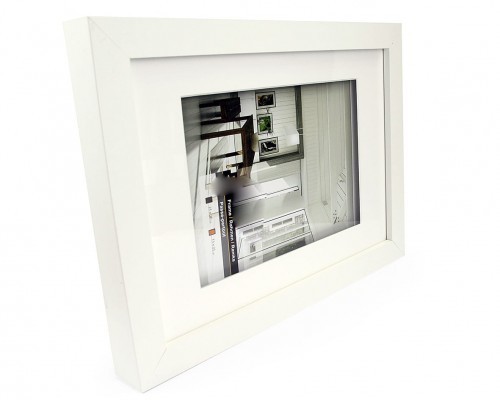 Icar Ramka 21x30 3D do ekspozycji biała RIC213DMAX1