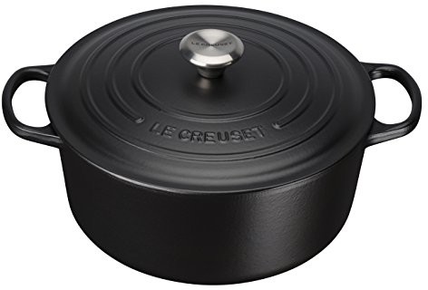Le Creuset rondel żeliwny 28 cm z serii Signature, czarny, 28 cm 21177280000430