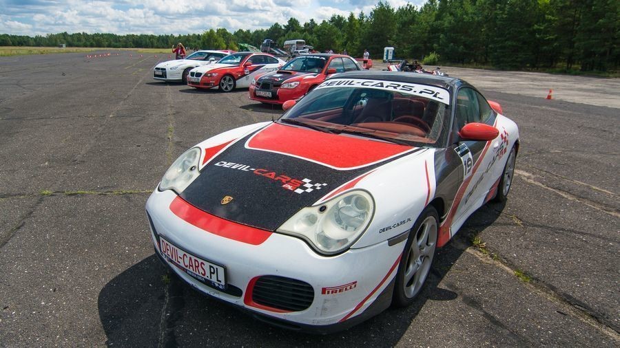 Jazda Porsche - kierowca - Tor Białystok - 1 okrążenie JPCBŁ