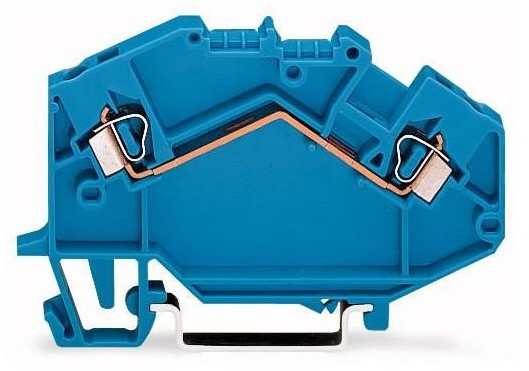 WAGO Terminal przepustowy WAGO 5 mm Sprężynowe Alokacja N niebieski 780-604 50 szt 780-604